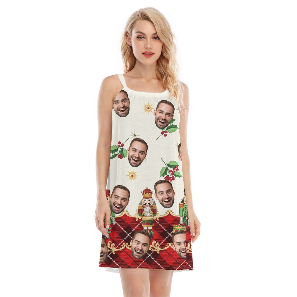 Nutcracker Custom Face Hawaiian Cami Dress - variant image 1