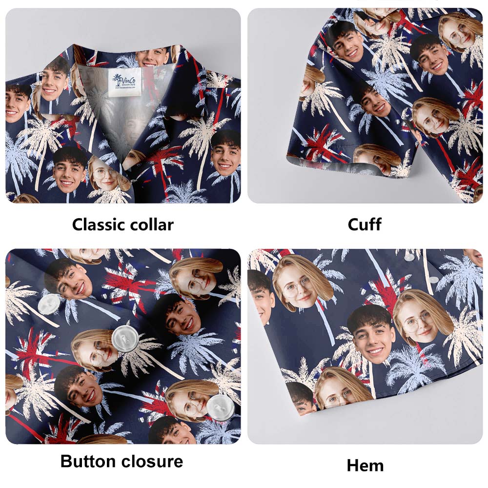 Union Flag Custom Hawaiian Shirt With 2 Faces
