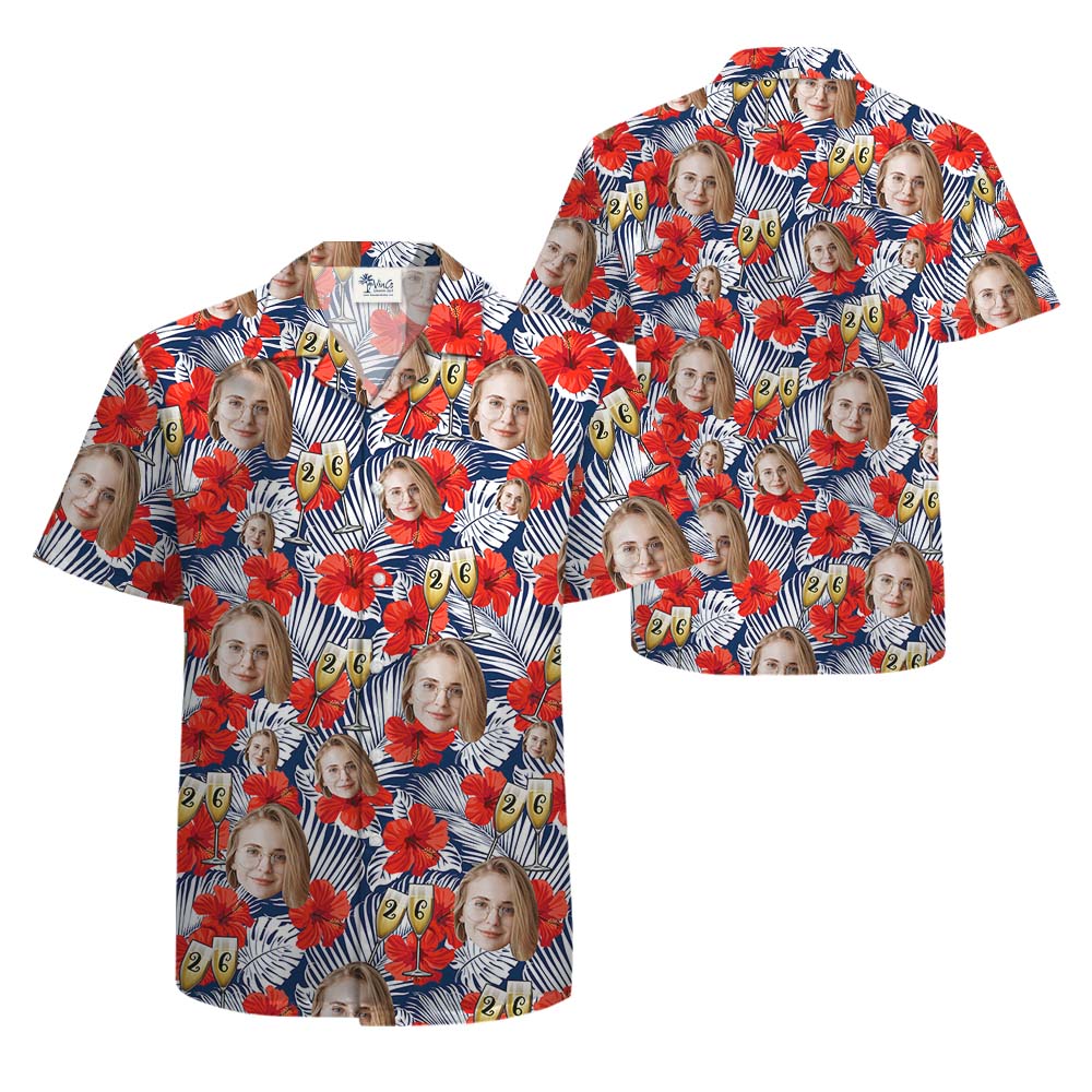 Custom Hawaiian Shirt With Birthday Photo