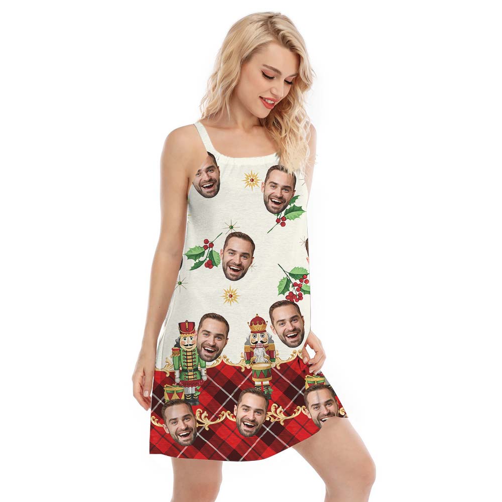 Nutcracker Custom Face Hawaiian Cami Dress
