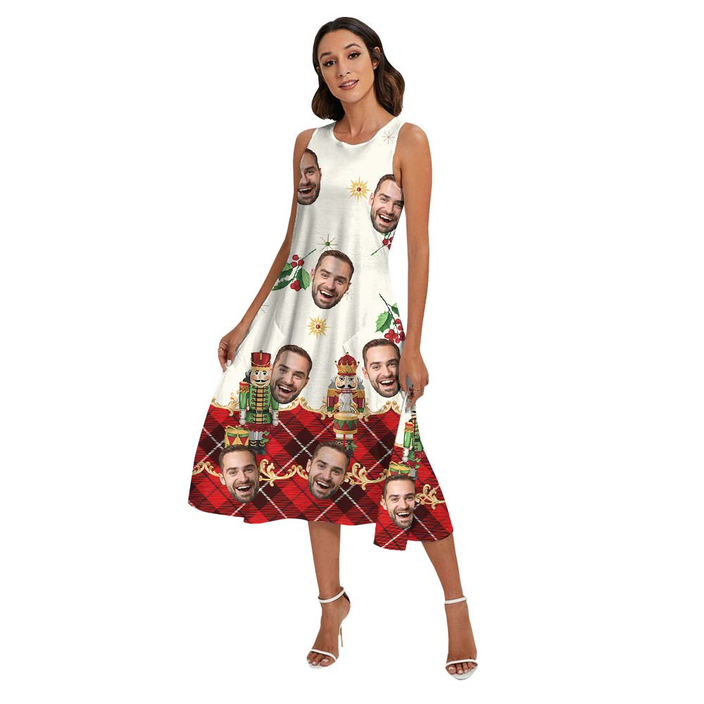 Custom Face Nutcracker Family Hawaiian Matching