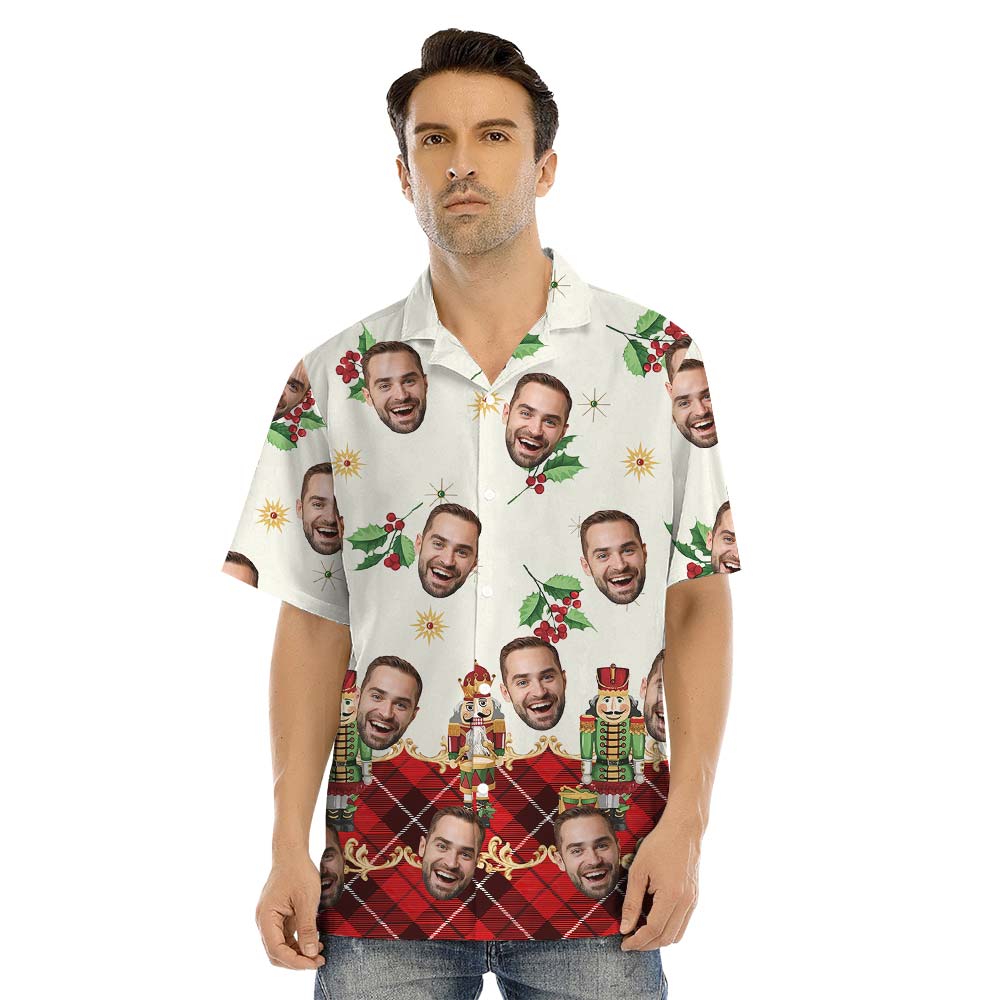 Custom Face Nutcracker Family Hawaiian Matching