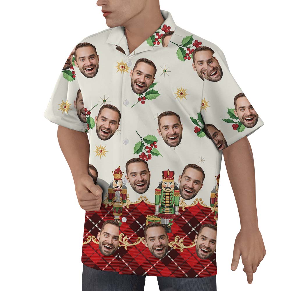 Nutcracker Custom Face Men Hawaiian Shirt