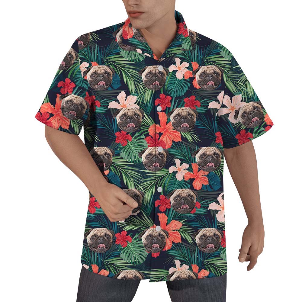 Custom Hawaiian Shirt With Pet Face - variant image 1