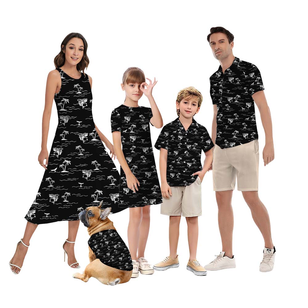 Shark Family Matching In Summer Vacation - variant image 1