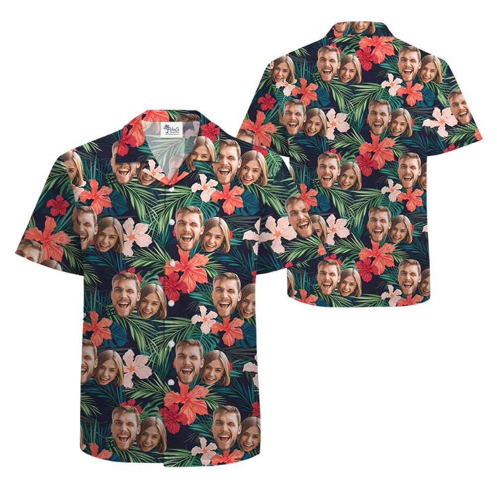Custom Hawaiian Shirts With Face Preview