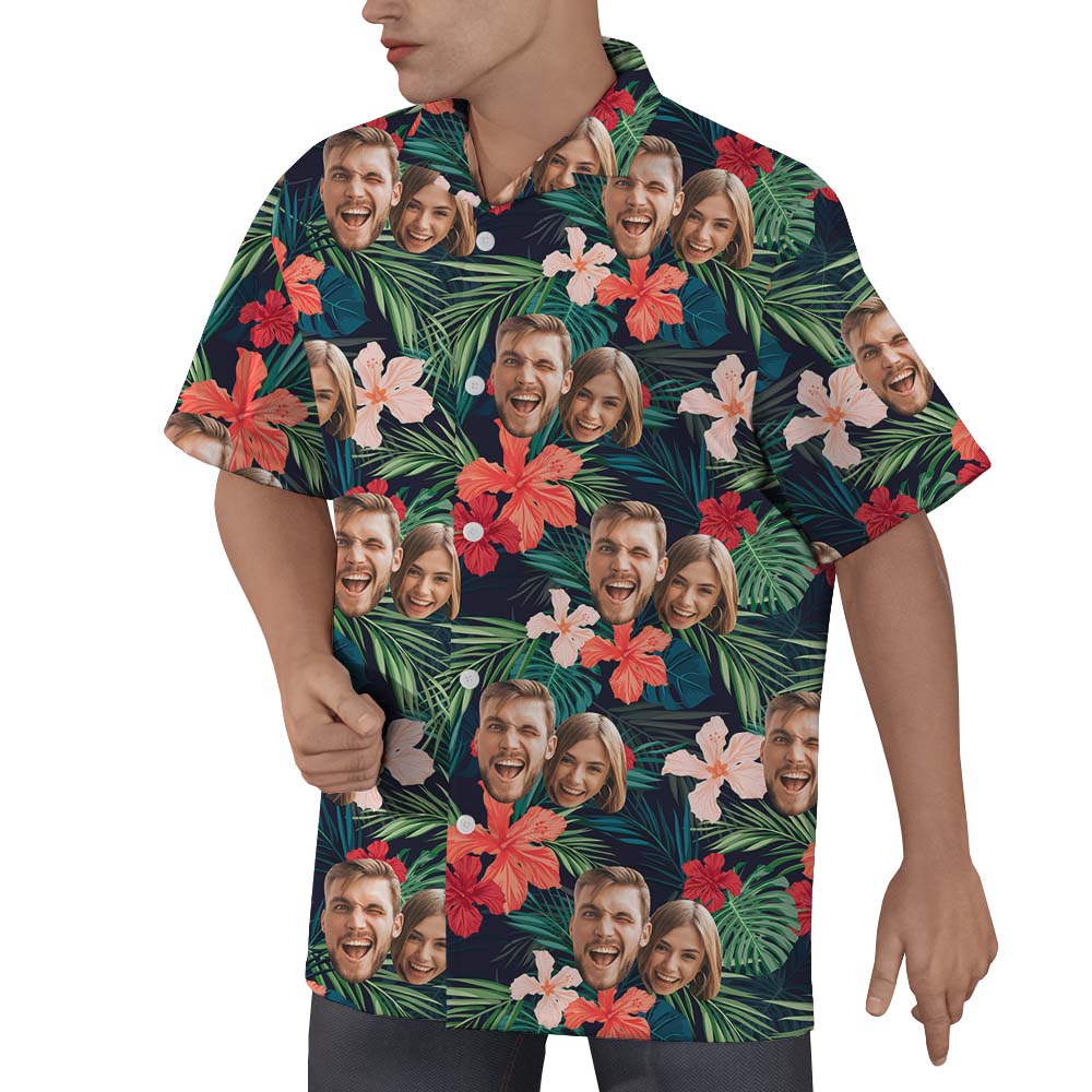 Custom Hawaiian Shirts With Face Preview