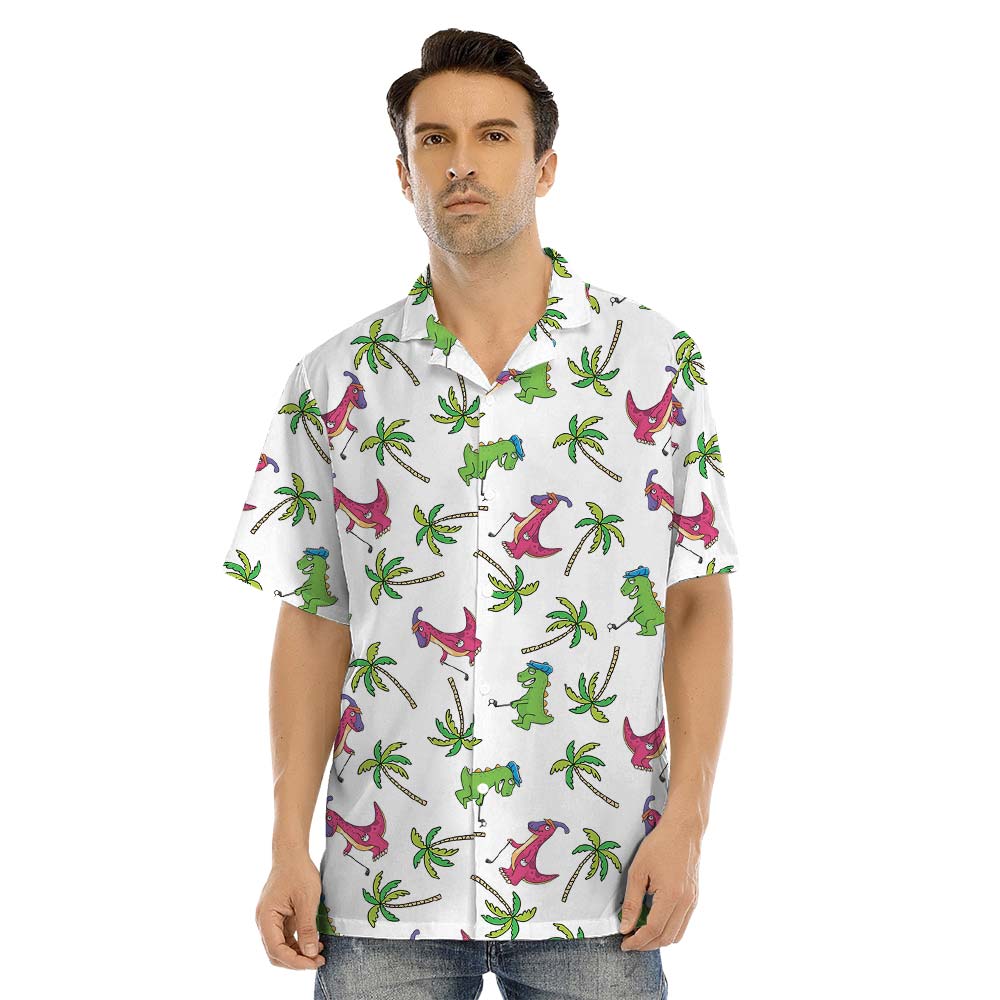 Cute Dinosaur Family Matching Hawaiian Outfits