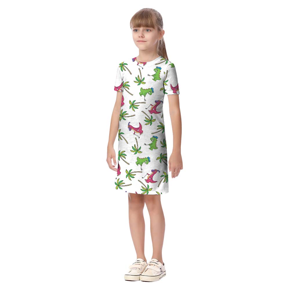 Cute Dinosaur Family Matching Hawaiian Outfits