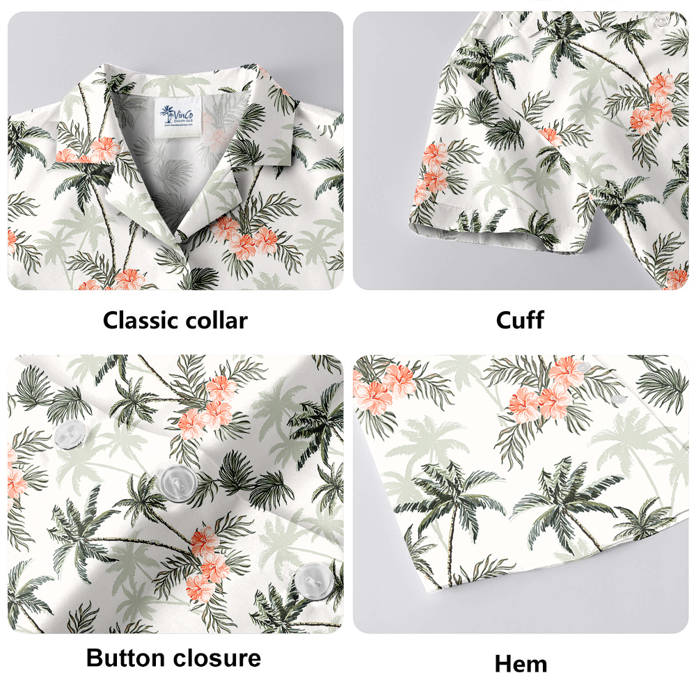 Dog in Pocket Custom Hawaiian Men Shirt With Dog Face