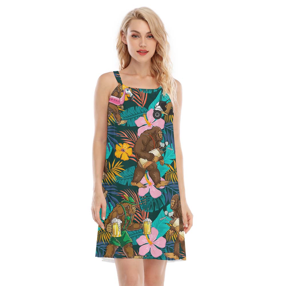 Chimpanzee Summer Time Hawaiian Cami Dress - variant image 1