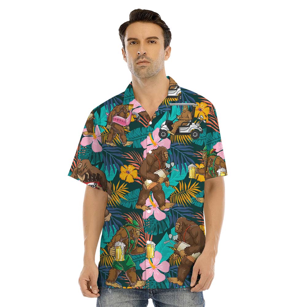 Summer Time With Funny Chimpanzee Family Matching