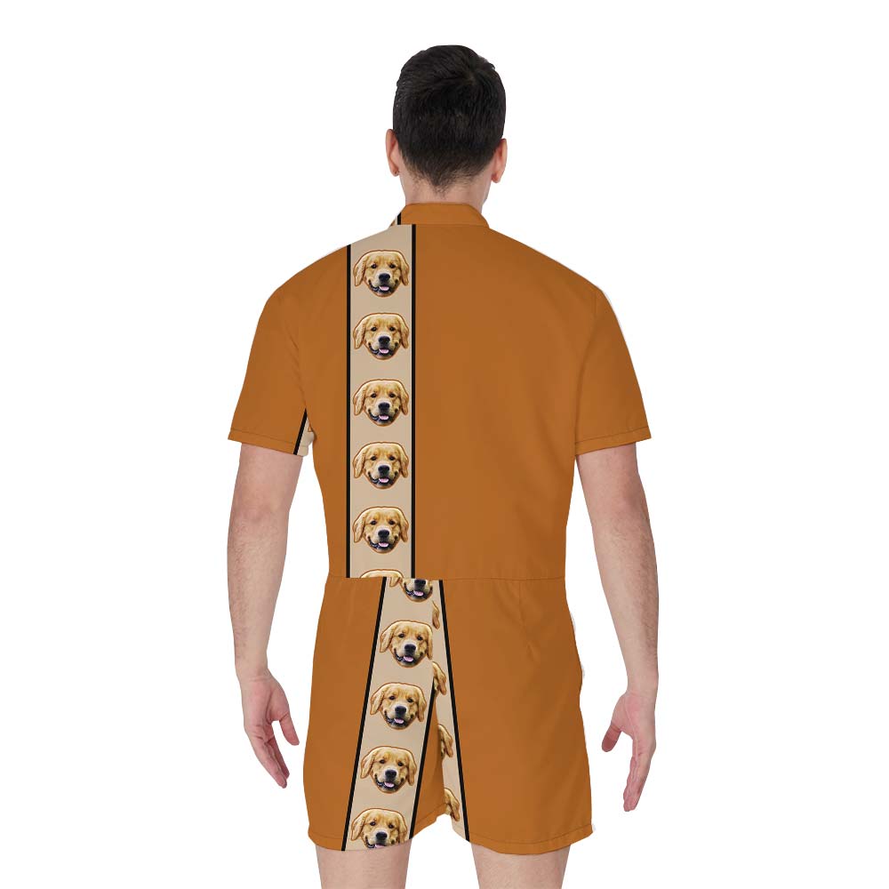 Customized Dog Hawaiian Romper Men For Pet Lovers