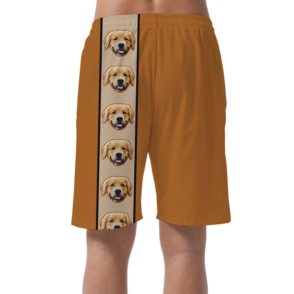 Personalized Custom Dog Hawaiian Shorts Men