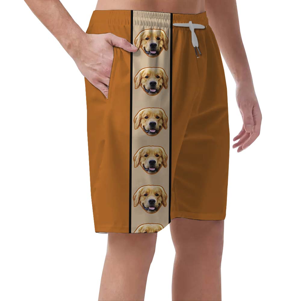 Personalized Custom Dog Hawaiian Shorts Men