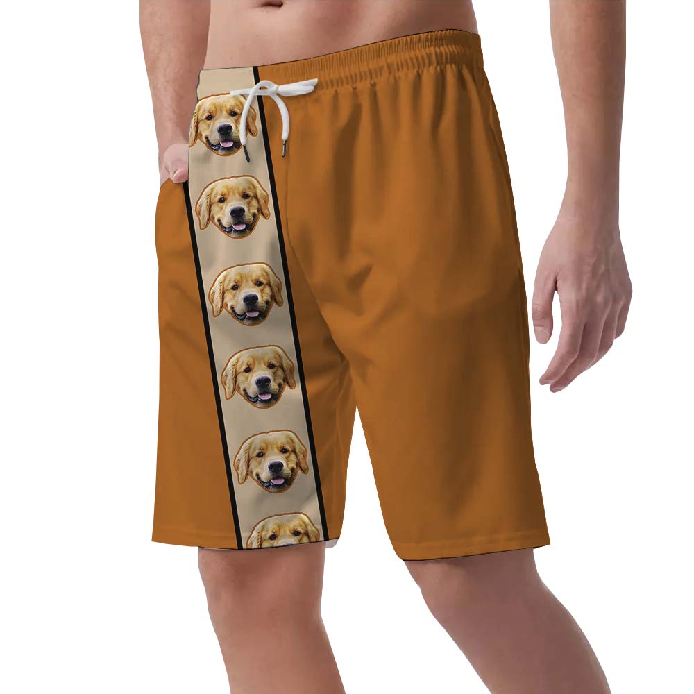 Personalized Custom Dog Hawaiian Shorts Men