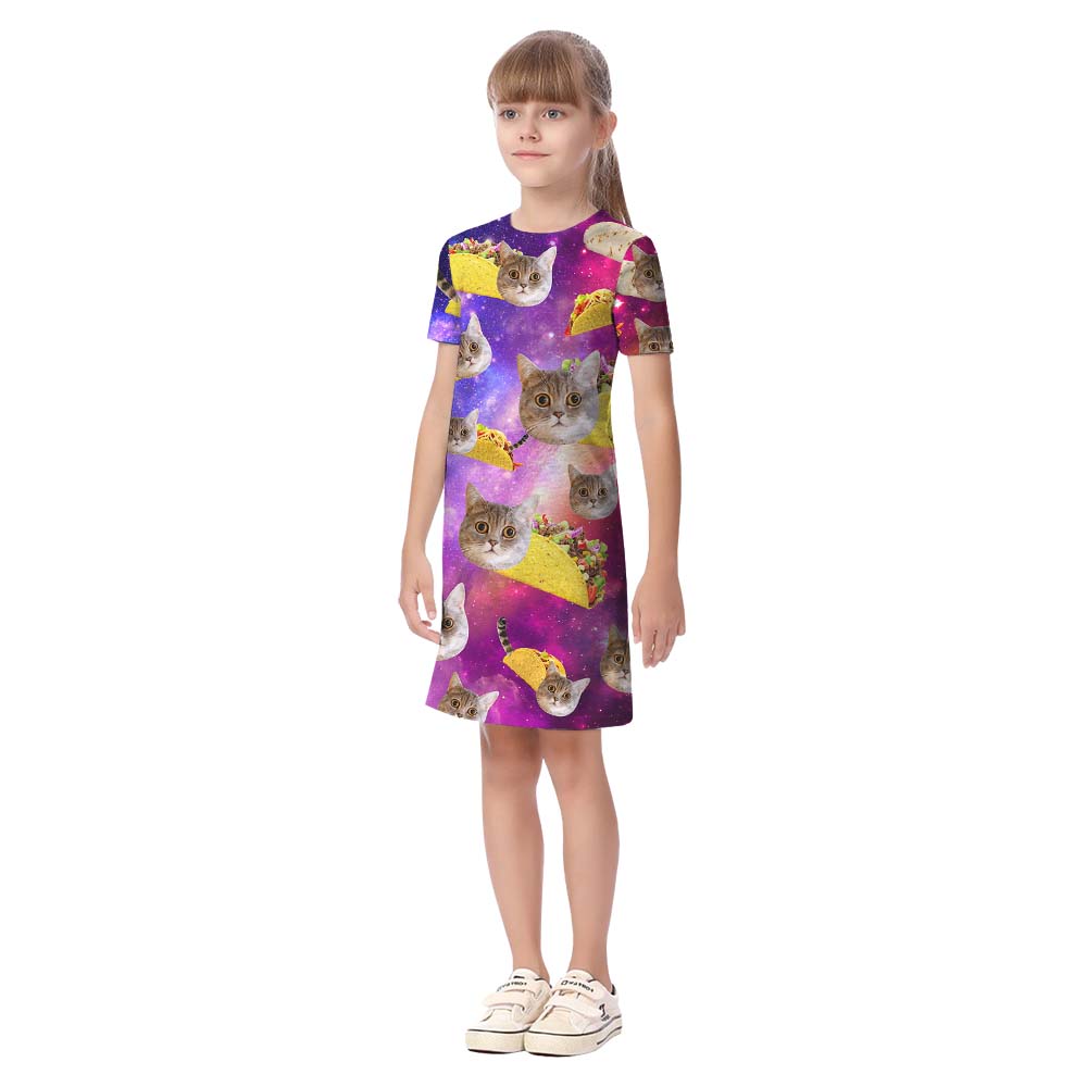 Custom Pet Face Taco Matching Hawaiian Shirts With Pets