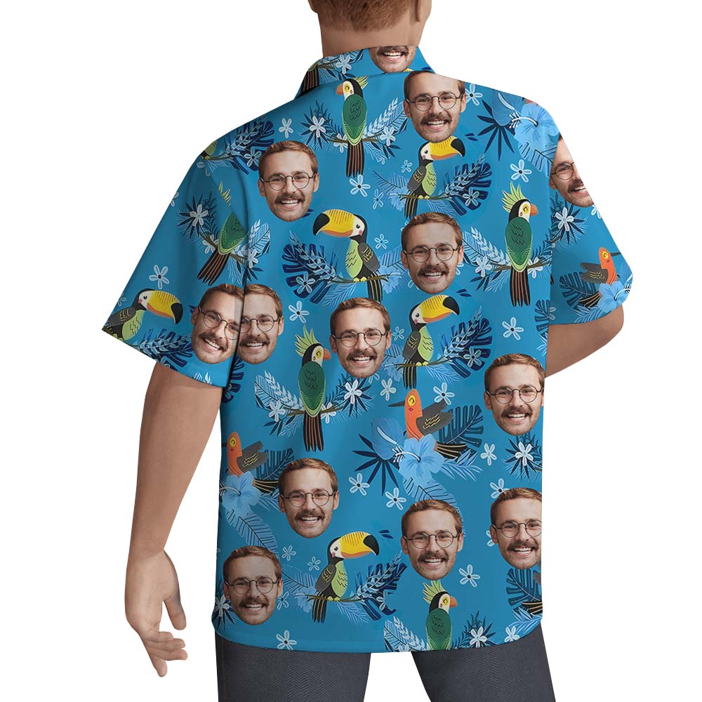Tropical Toucan Custom Hawaiian Shirt With Multiple Faces