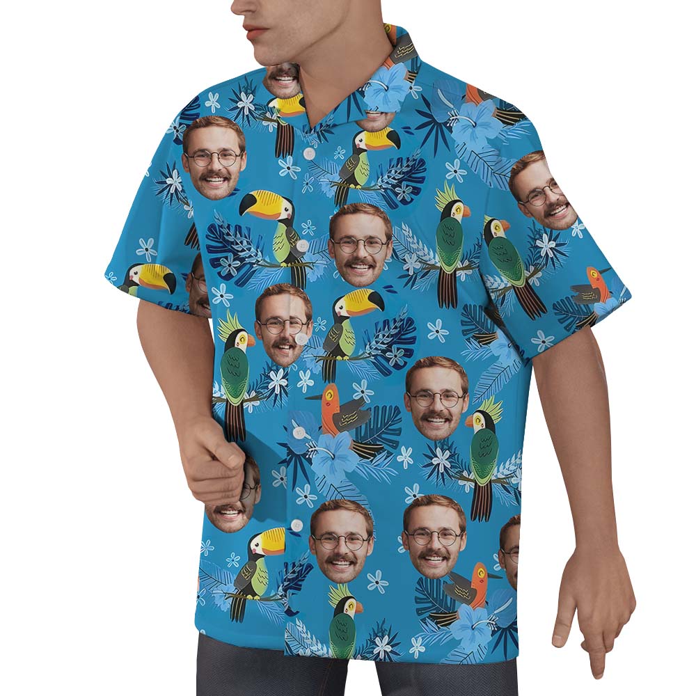 Tropical Toucan Custom Hawaiian Shirt With Multiple Faces