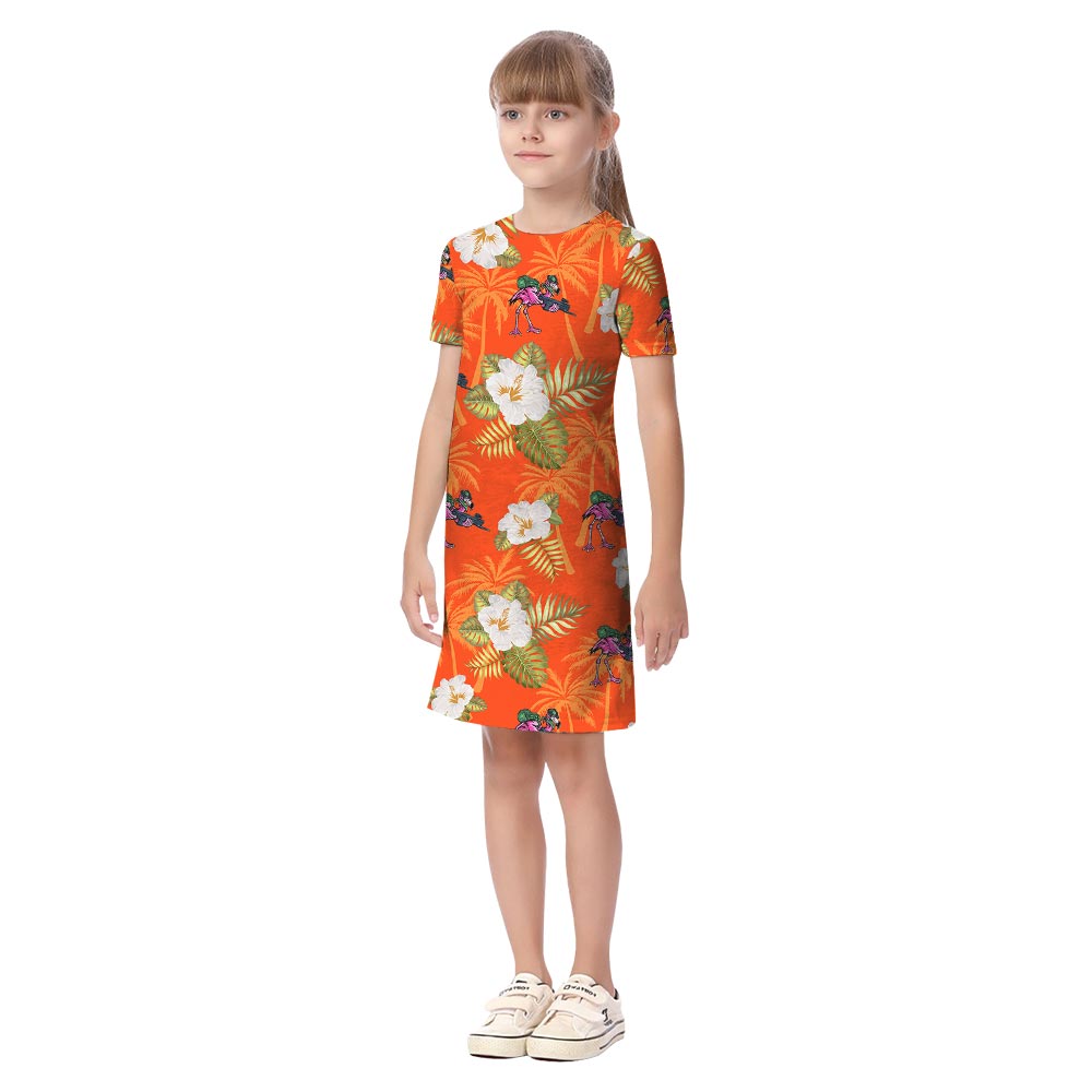 Summer Flamingo Gun Family Matching Hawaiian Outfits