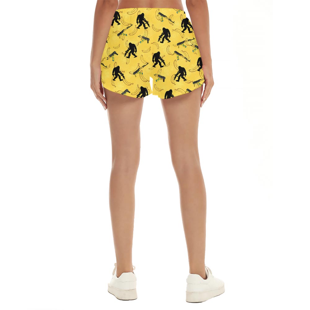 Matching Bigfoot Hawaiian Shorts Women