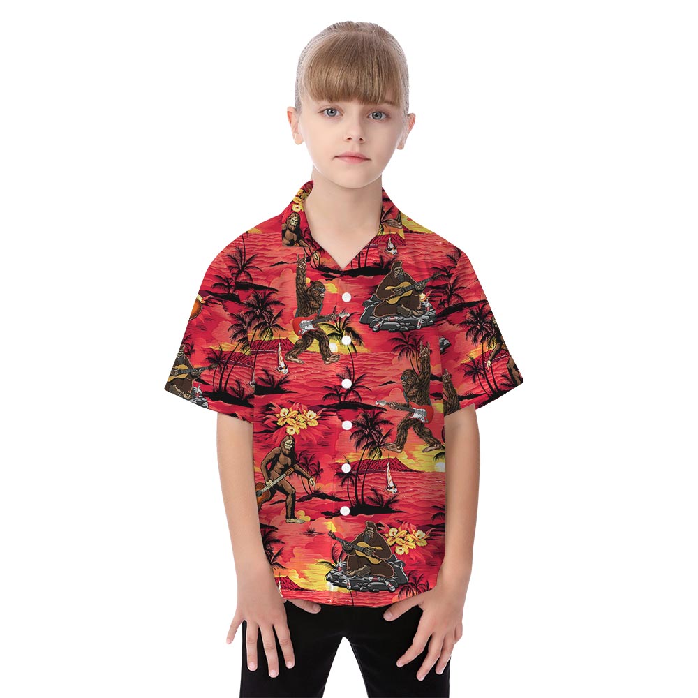 Bigfoot Family Matching Hawaiian Summer