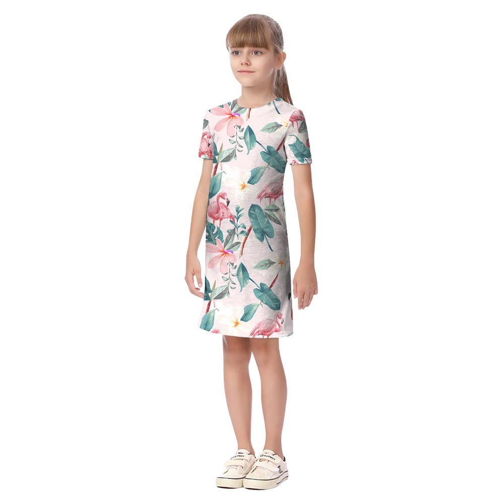 Summer Flamingo Family Matching Hawaiian Outfits