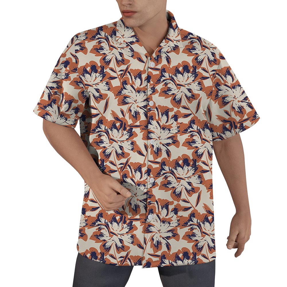 Tropical Flower Hawaiian Shirt Men - variant image 1