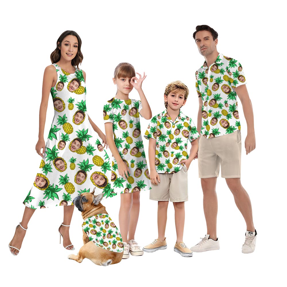 Custom Face Matching Family Outfits For Summer - variant image 1