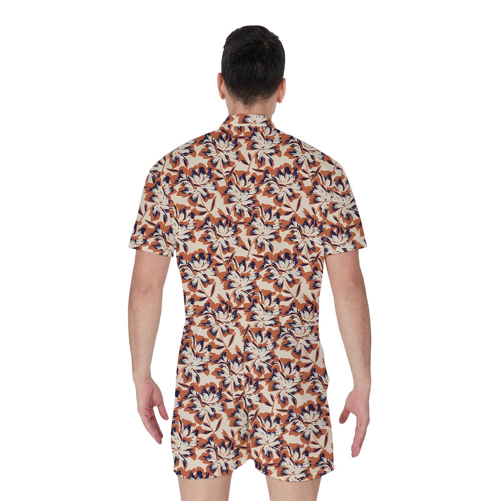 Loving Tropical Hawaiian Romper Men