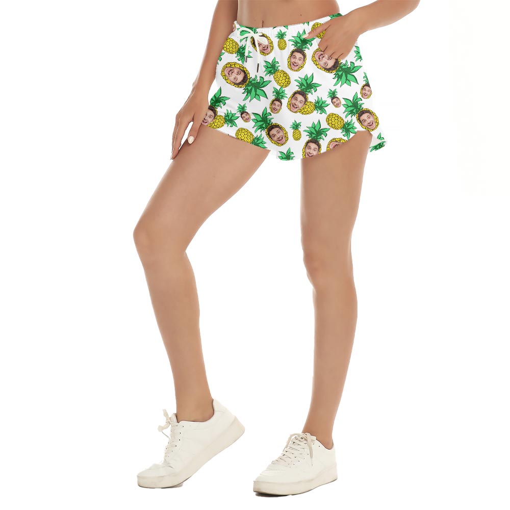 Loving Custom Face Hawaiian Shorts Women