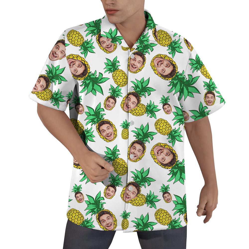 Custom Your Own Face Hawaiian Shirts Men - variant image 1