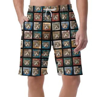 Purrfection Custom Pet Hawaiian Short for Men