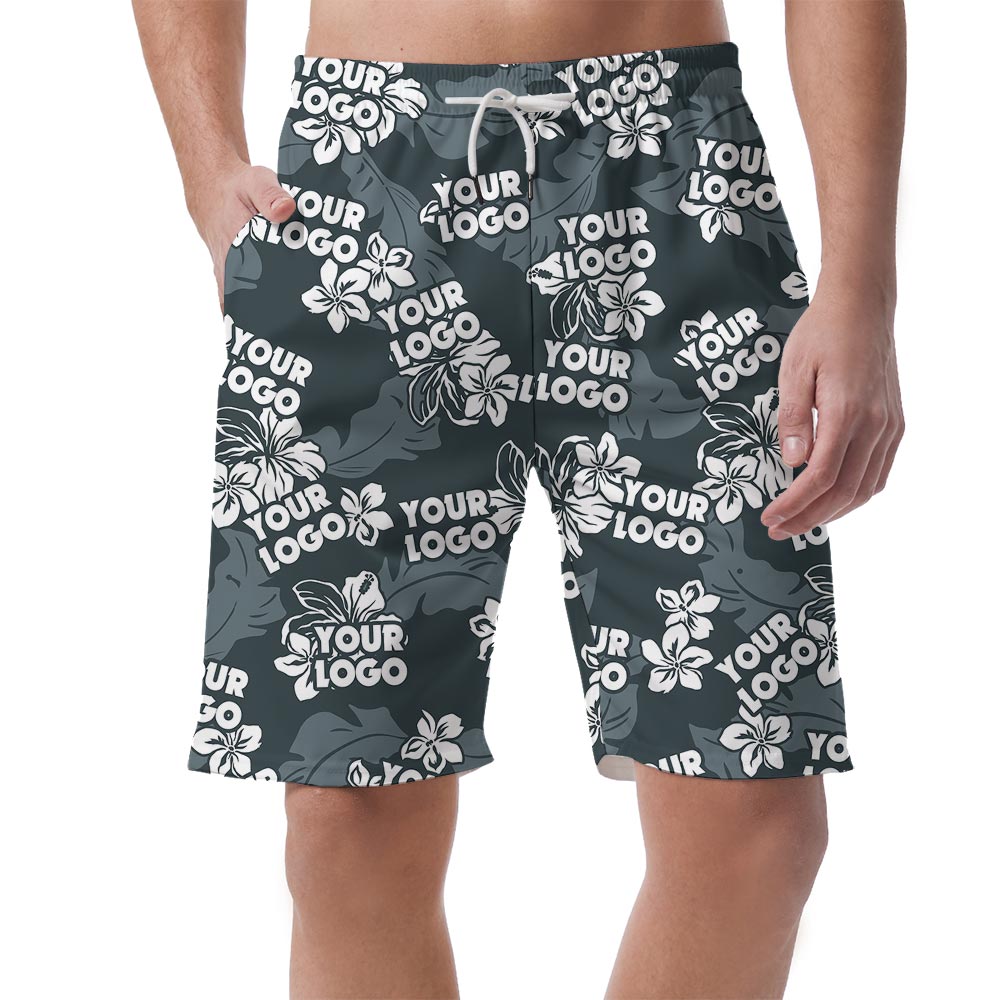 Personalized Logo Summer Hawaiian Shorts Men - variant image 1