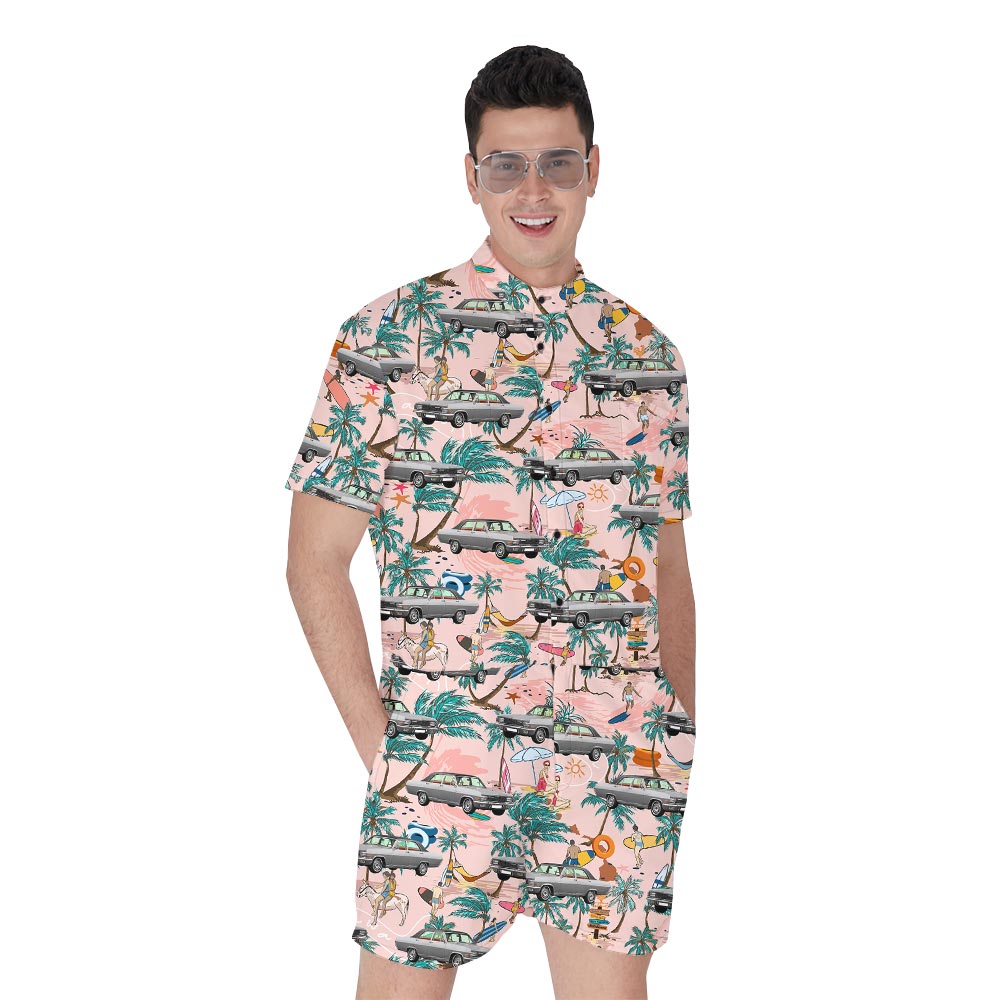 Hawaiian Summer Car Romper Men - variant image 1