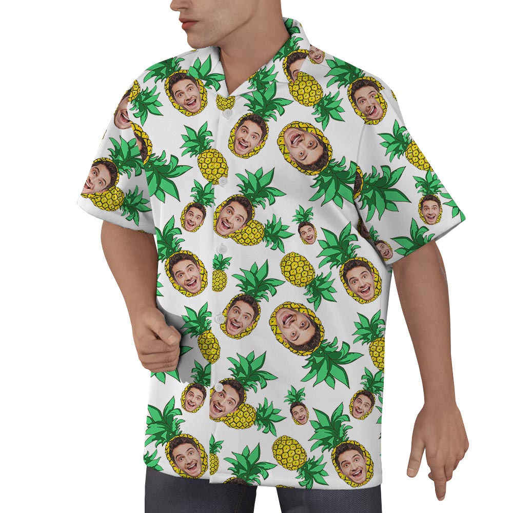 Custom Your Own Face Hawaiian Shirts Men