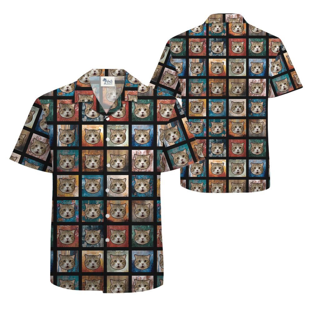 Meowaiian Custom Pet Hawaiian Shirt for Men