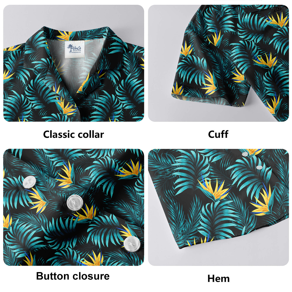 Paws In The Jungle Custom Hawaiian Shirt with Dog