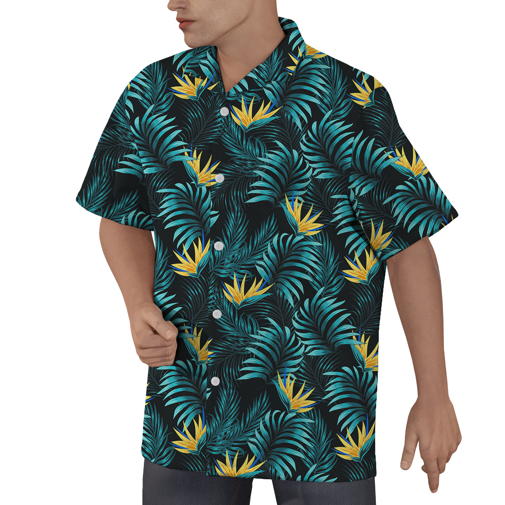 Paws In The Jungle Custom Hawaiian Shirt with Dog