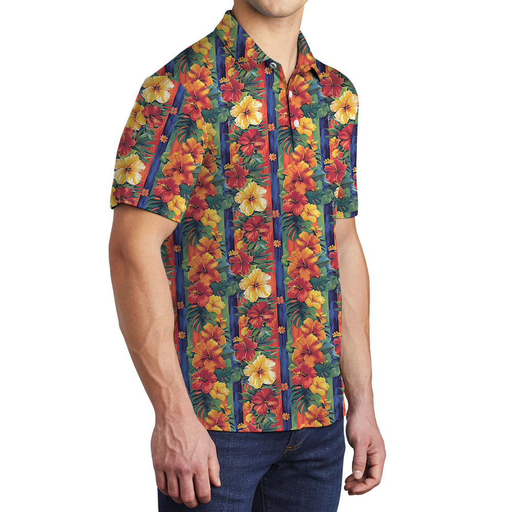 The Bond with Dog Custom Hawaiian Polo Shirt with Dog Face