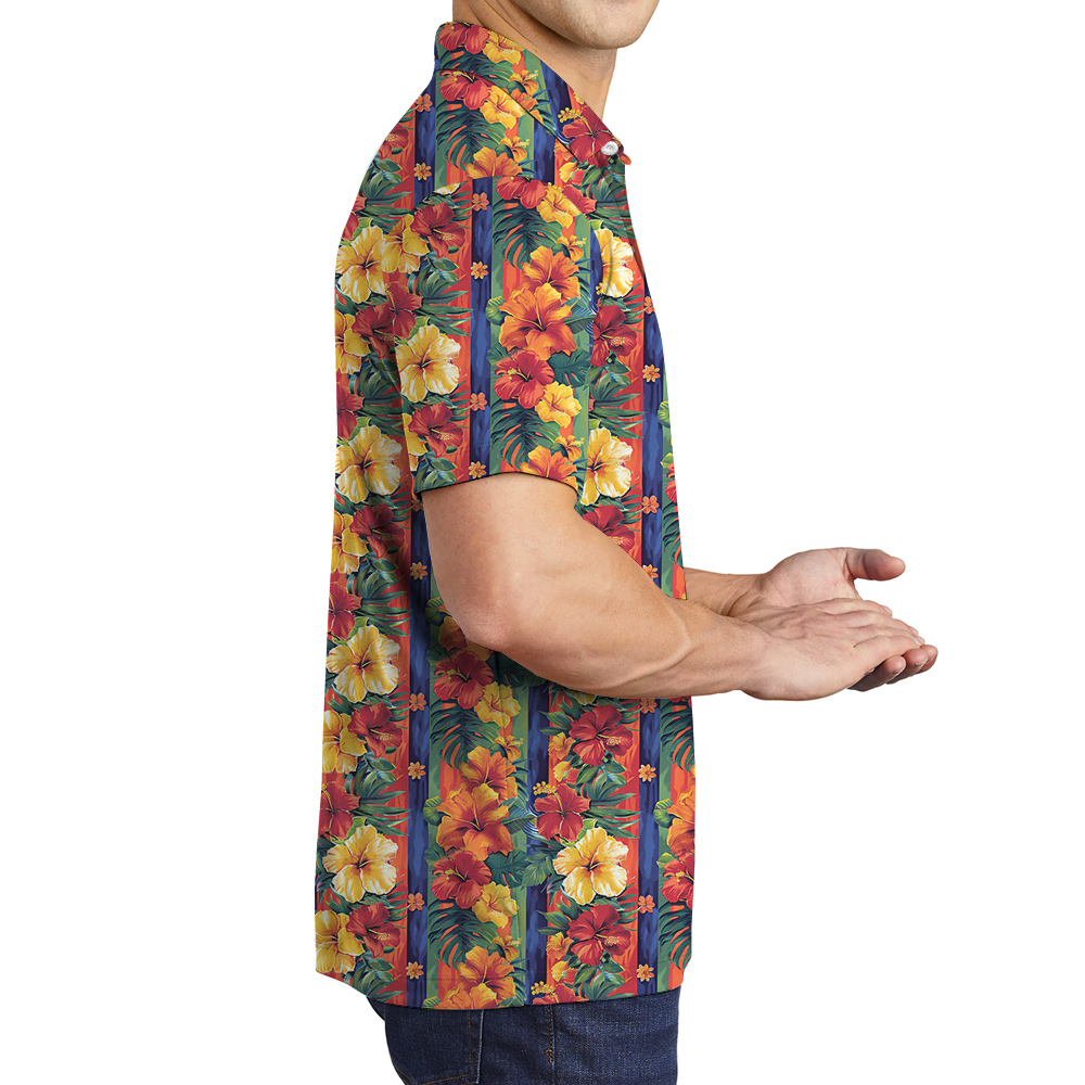 The Bond with Dog Custom Hawaiian Polo Shirt with Dog Face