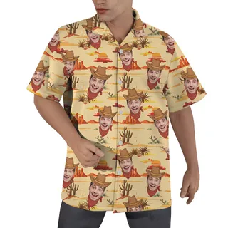 Western Cowboy Custom Hawaiian Shirts Men
