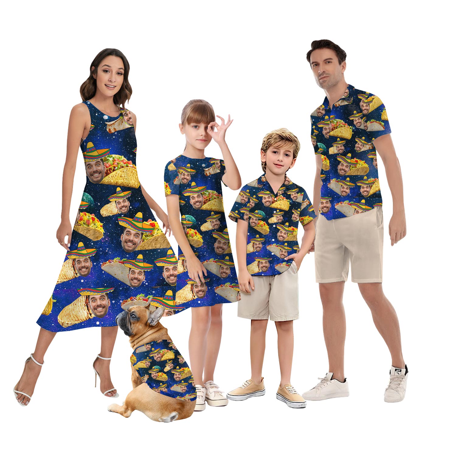 Taco Galaxy Custom Matching Family Hawaiian - variant image 1