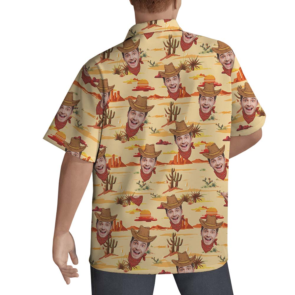 Western Cowboy Custom Hawaiian Shirts Men