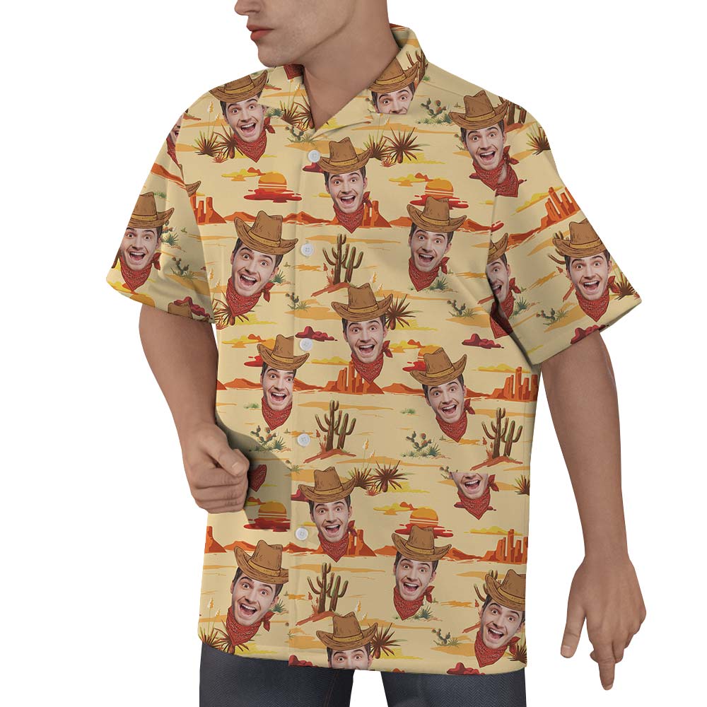 Western Cowboy Custom Hawaiian Shirts Men