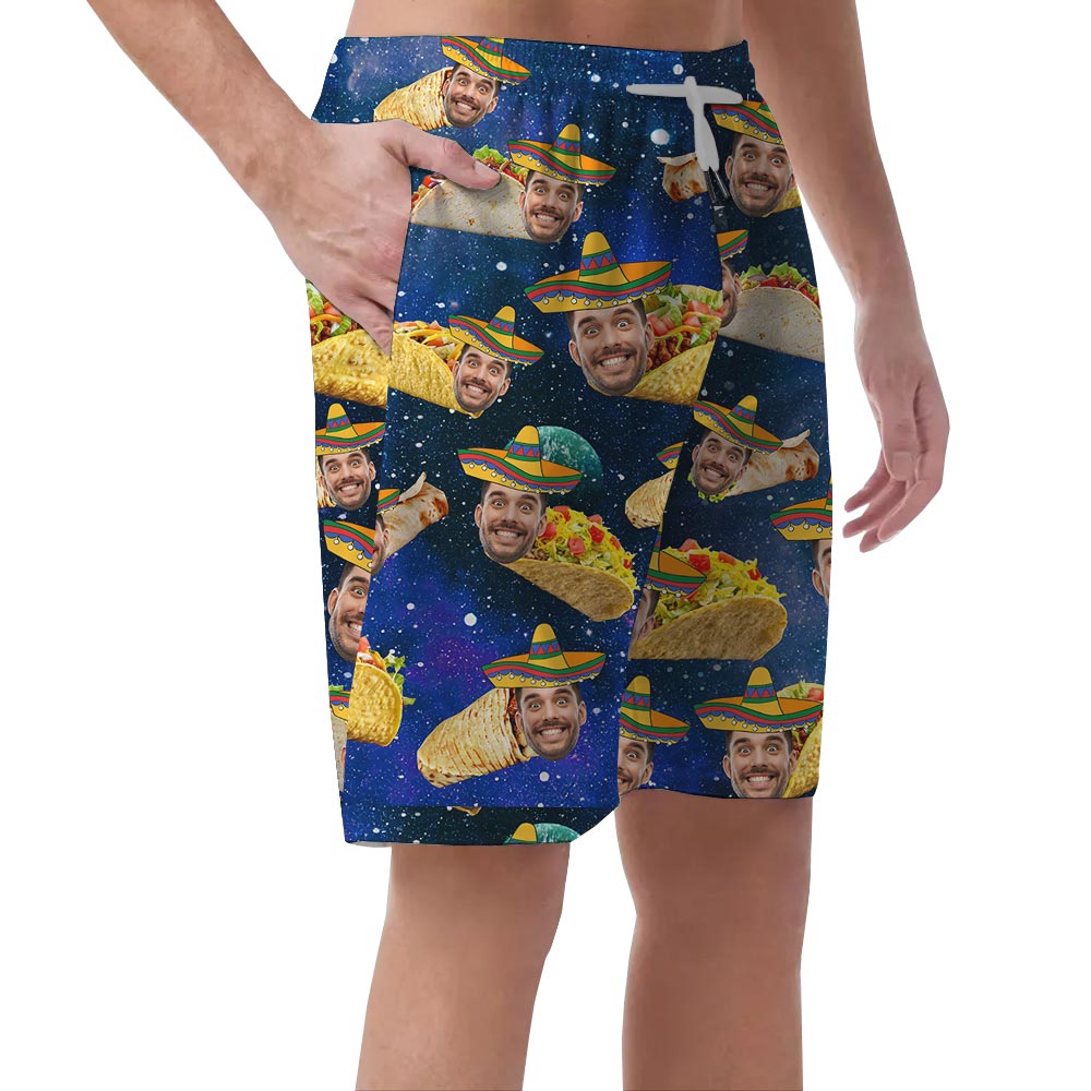 Taco Personalized Hawaiian Shorts Men