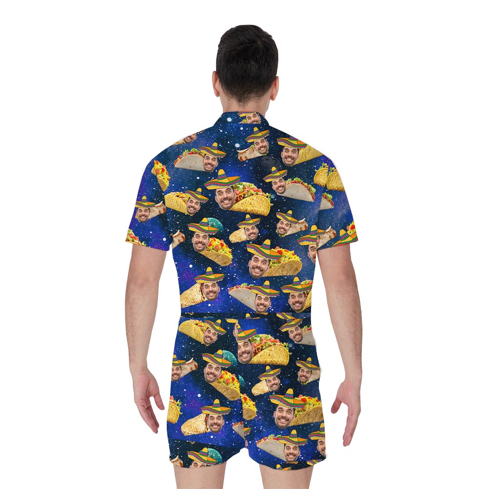 Summer Taco Custom Hawaiian Romper Men