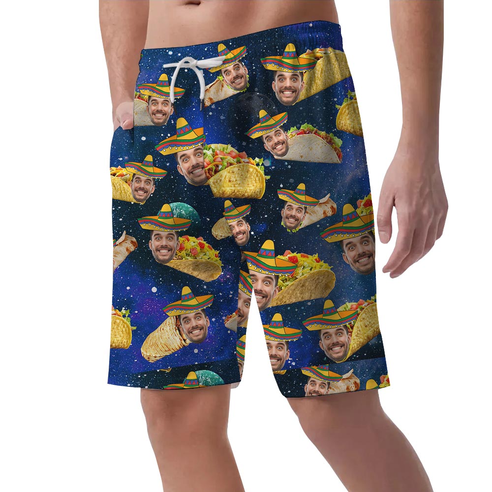 Taco Personalized Hawaiian Shorts Men