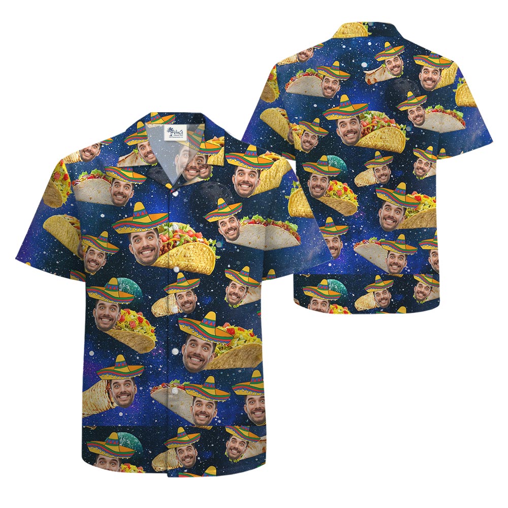 Taco Custom Face Hawaiian Shirts Men