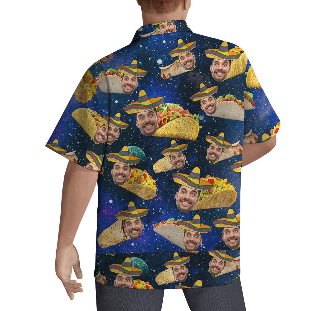 Taco Custom Face Hawaiian Shirts Men